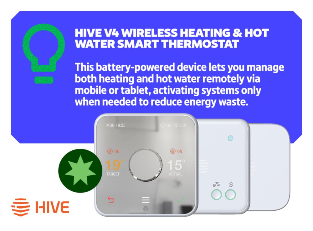 Hive V4 Wireless Heating & Hot Water Smart Thermostat