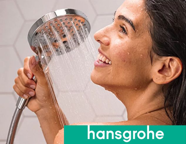 Bonde de lavabo avec trop-plein Hansgrohe — Screwfix EU