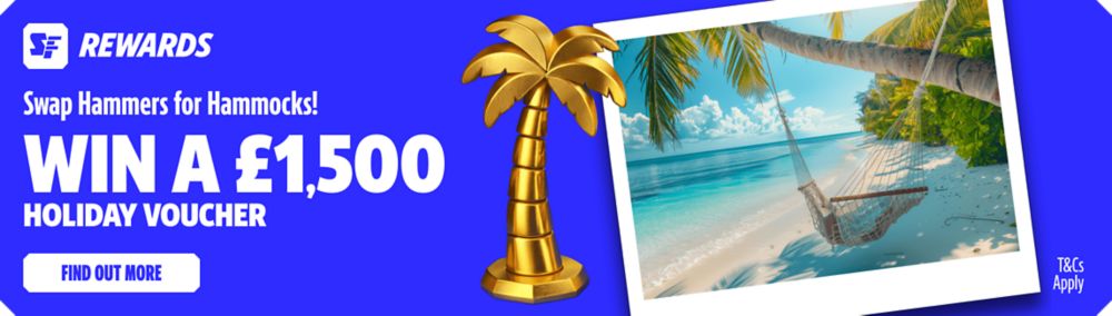 Screwfix Rewards. Win a £1,500 Holiday Voucher. T&Cs Apply. Find Out More