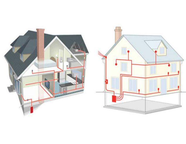 Electrical rewiring clearance