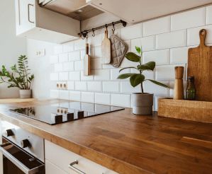 Image of Kitchen Worktop and Tap
