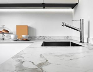 Image of Kitchen Worktop and Tap