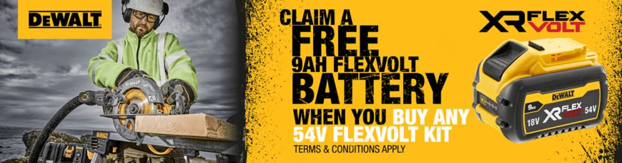 Free 9Ah Flexvolt Battery