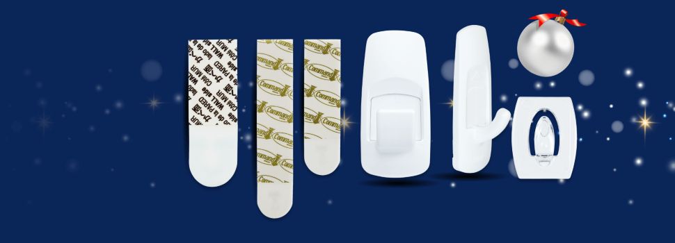 Save 10% on Command Strips & Hooks for Christmas