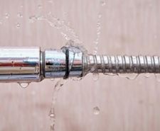 leaking shower hose