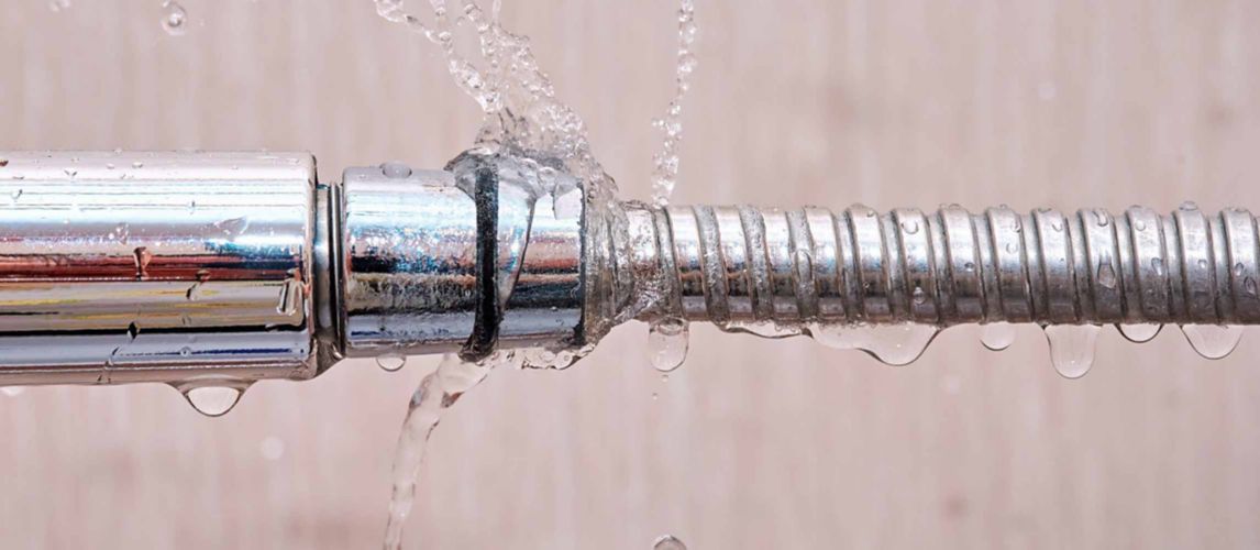 leaking shower hose