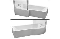 Image of left and right handed baths
