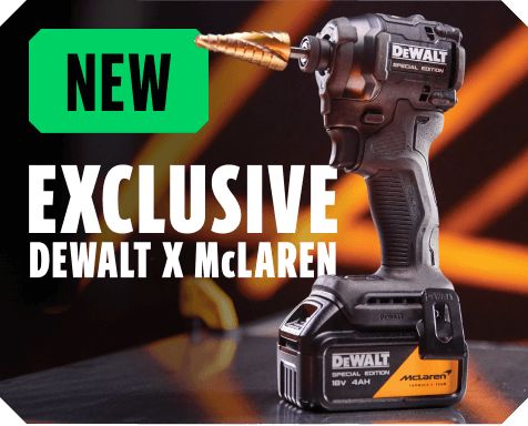 New & Exclusive DEWALT McLaren. Shop Now