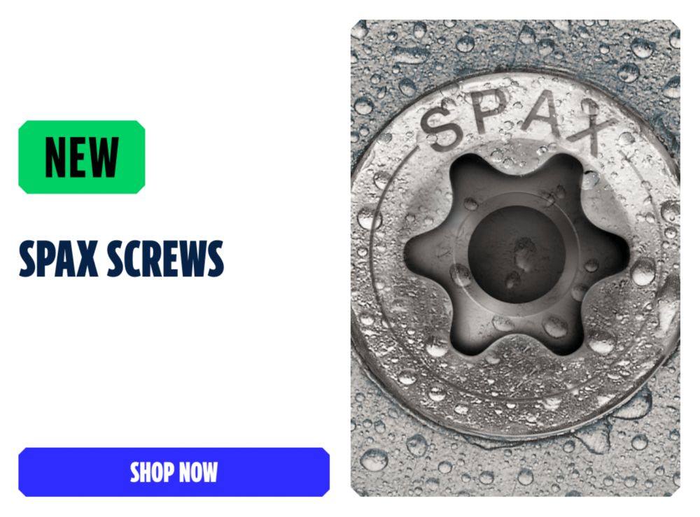 New Spax Screws. Shop Now