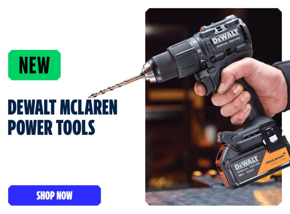 New DEWALT McLaren Power Tools. Shop Now