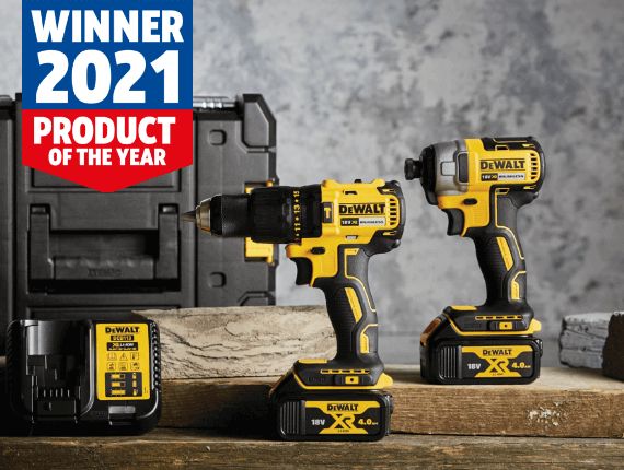 DEWALT 18V 2 x 4.0AH BRUSHLESS TWIN PACK