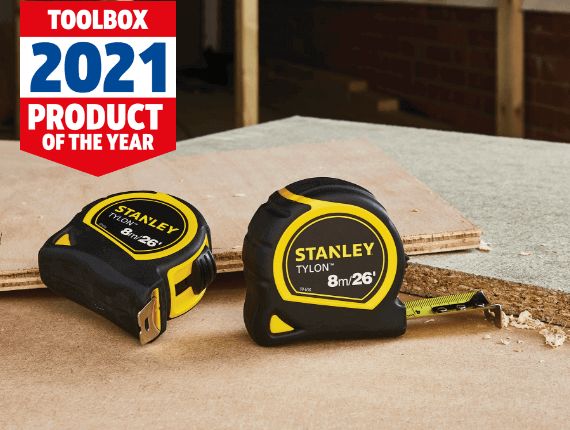 STANLEY 8m TAPE MEASURES 2 PACK