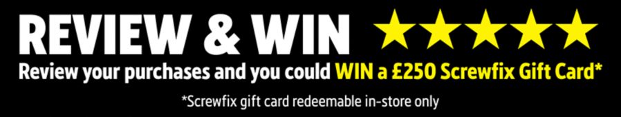 A Review & Win Banner