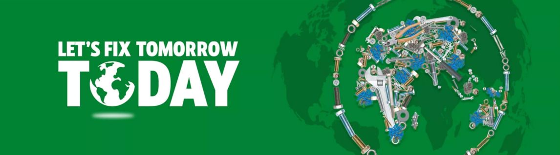 Lets Fix Tomorrow, Today. Sustainability at Screwfix.