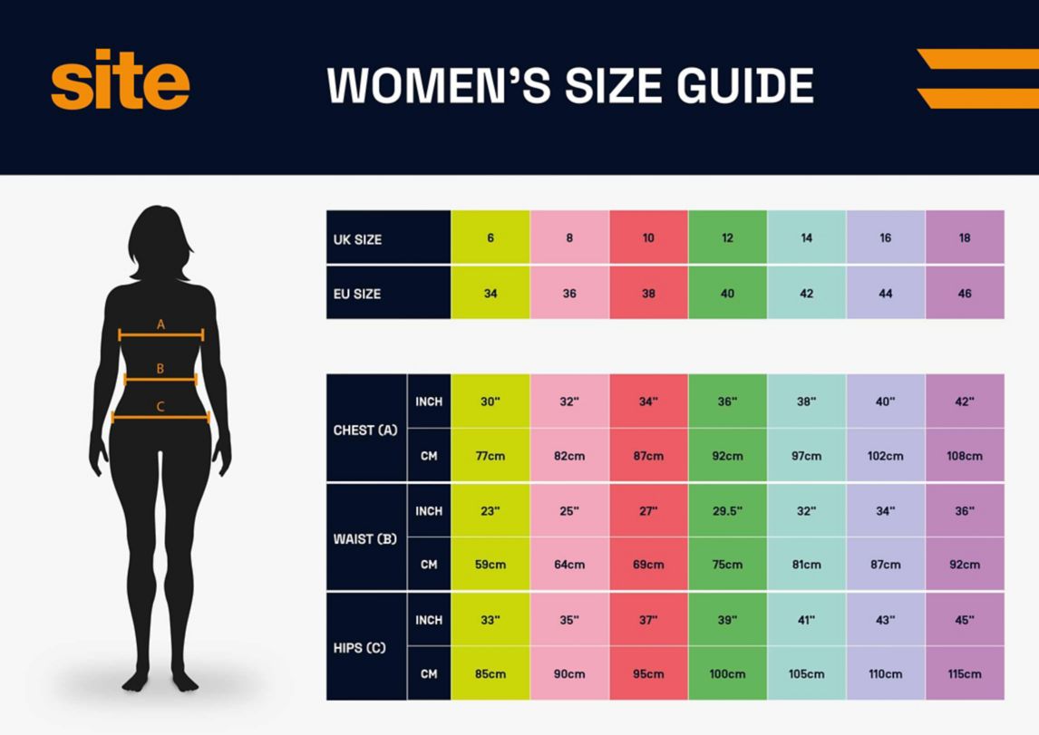 Site Women's Size Guide