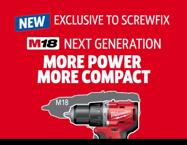 Milwaukee on sale drill screwfix