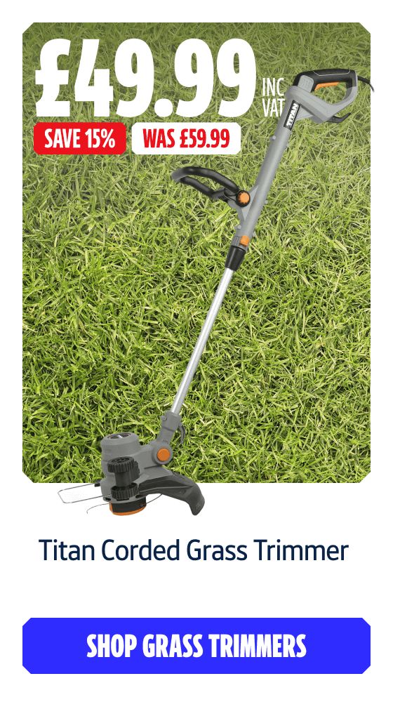 Save 15% on this Titan Corded Grass Trimmer. Shop Grass Trimmers