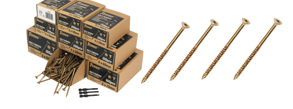 Save 25% on Selected Screw Trade Packs