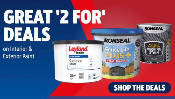 Great '2 for' Deals on Interior & Exterior Paint, Shop the Deals