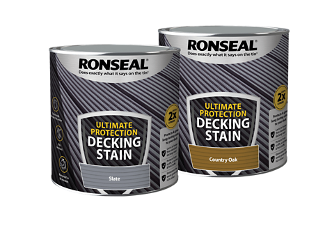 Buy 2 for £50 Inc VAT on Ronseal Decking Stain