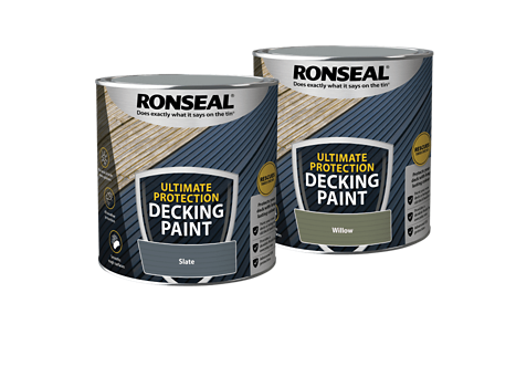 Buy 2 for £60 Inc VAT on Ronseal Decking Paint