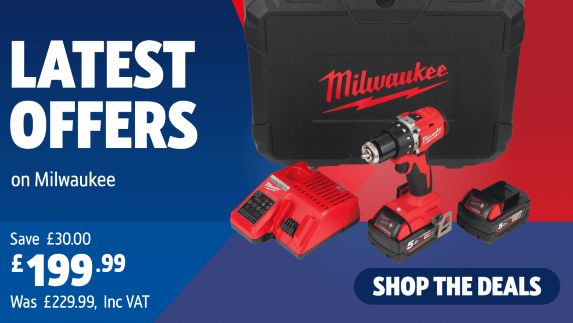 Save up to £40 Inc VAT on selected Milwaukee