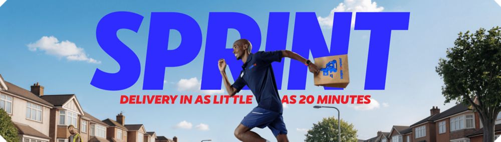 Sprint Delivery in as little as 20 minutes