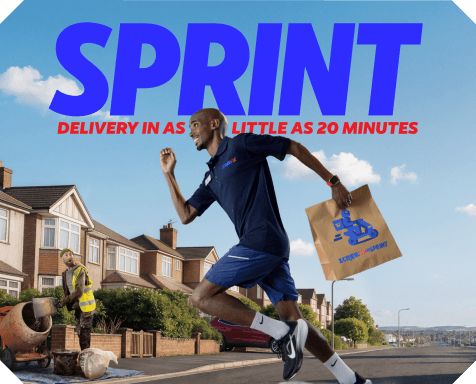 Sprint Delivery in as little as 20 minutes! Find Out More