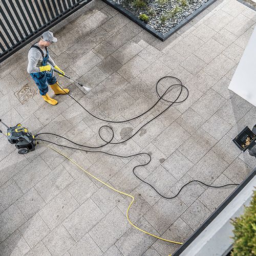 Concrete floor deals pressure washer