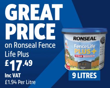 Great Price on Ronseal Fence Life Plus. Shop the Range