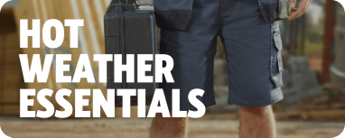 Hot Weather Essentials. Shop Fans, Workwear, Watering & more