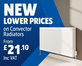 New Lower Prices on Convector Radiators from £21.10 Inc VAT. Shop Radiators
