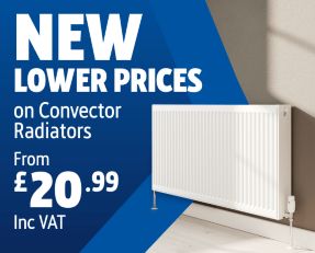 New Lower Prices on Convector Radiators from £20.99 Inc VAT. Shop Radiators