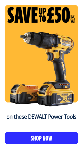 Save up to £50 Inc VAT on these DEWALT Power Tools. Shop Now