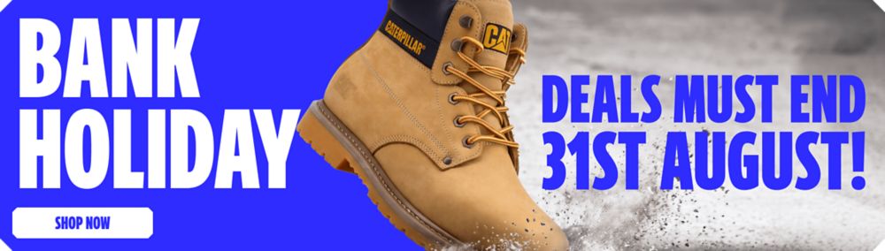 Bank Holiday Deals Must End 31st August. Shop Now