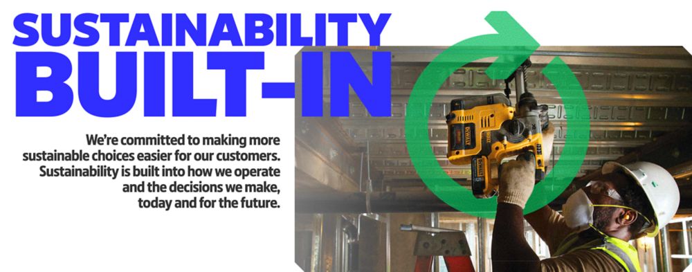 Sustainability Built-In. We're committed to making more sustainable choices easier for our customers.