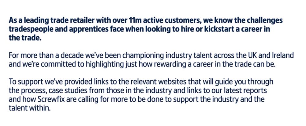 We are committed to the future of the trade