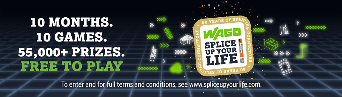 Wago splice up your life. 10 Months. 10 Games. 55,000 Prizes. Free to Play