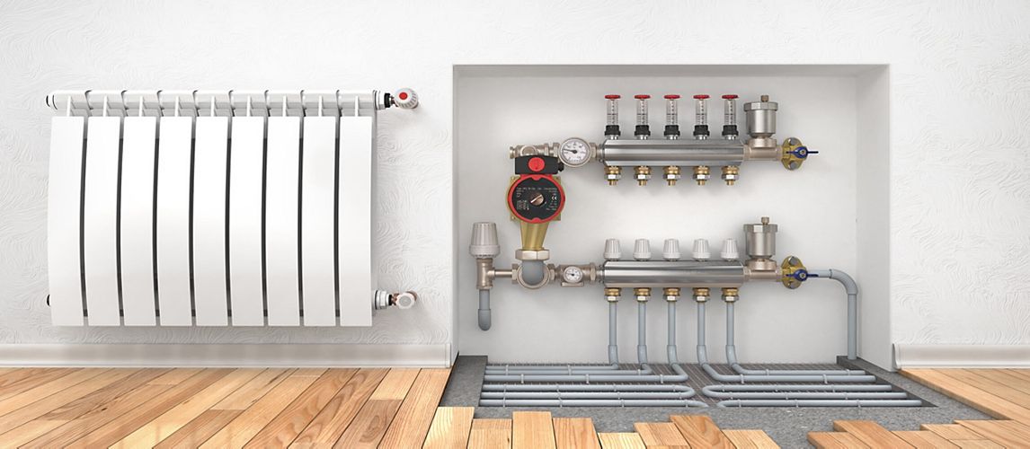 Warm Water Underfloor Heating System