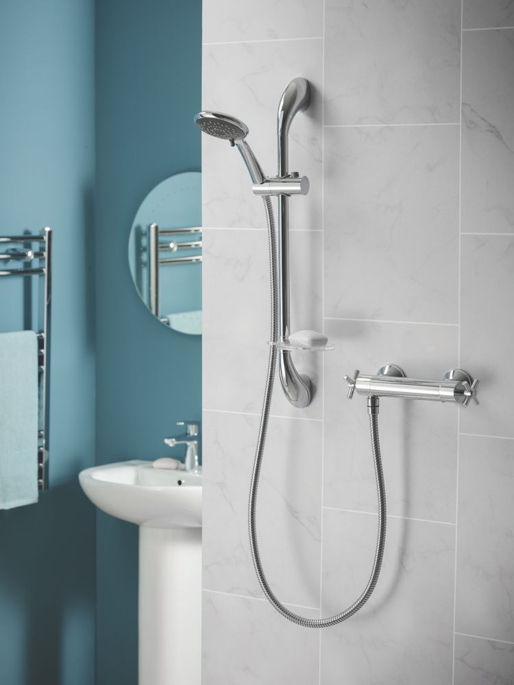 The ultimate Triton Vitino RearFed Exposed Chrome Thermostatic Mixer