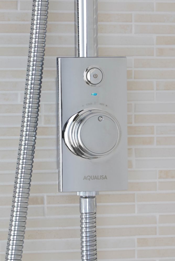 The ultimate Aqualisa Visage CeilingFed Chrome Thermostatic Digital