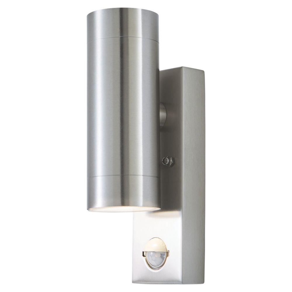 The ultimate LAP 5510807001 Up & Down PIR Outdoor Wall Light Brushed ...