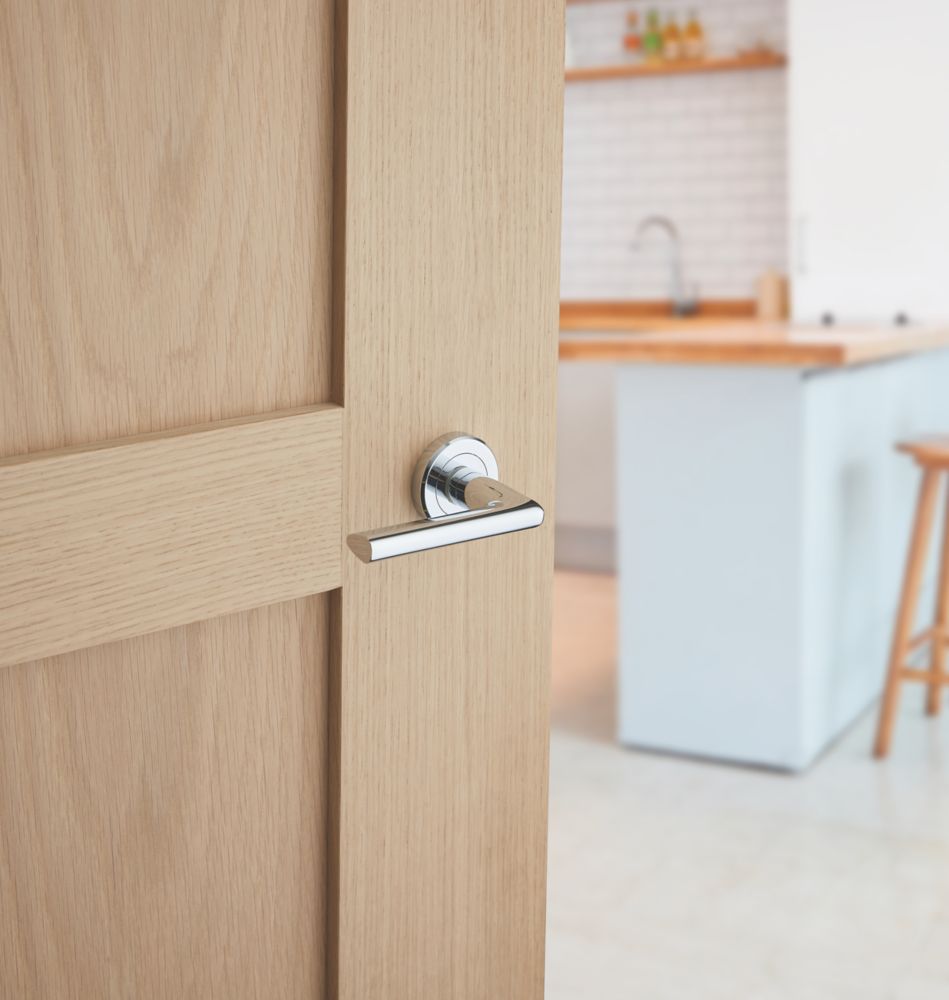 The ultimate Smith & Locke Uno Fire Rated Contemporary Lever on Rose