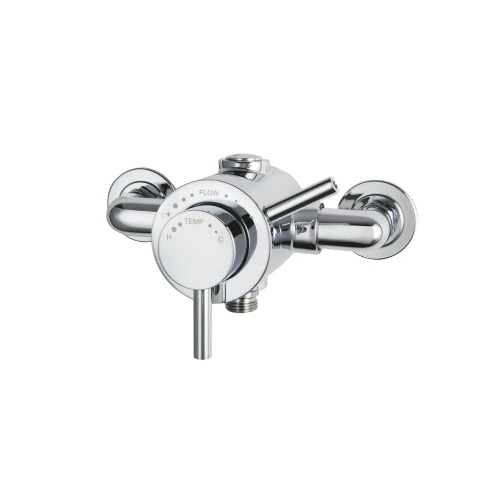 The ultimate Triton Elina RearFed Exposed Chrome Thermostatic Mixer