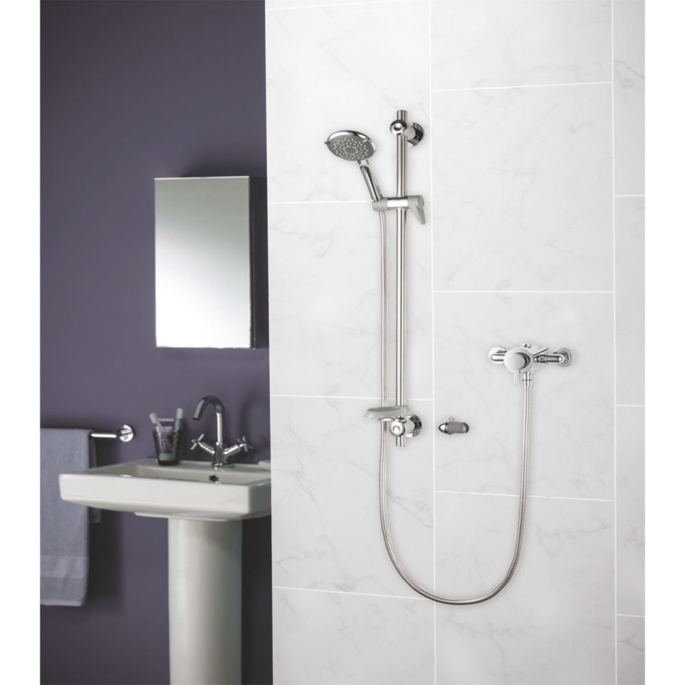 The ultimate Triton Elina RearFed Exposed Chrome Thermostatic Mixer