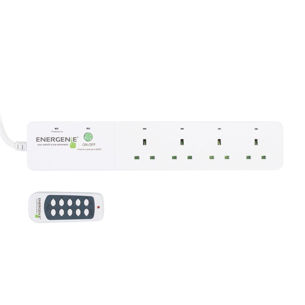 The ultimate Energenie MiHome 13A 4Gang Extension Lead & Wireless